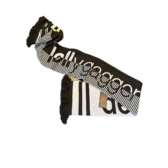 NWT Ruffneck Design People Scarf - Black & White - Picture 4 of 5